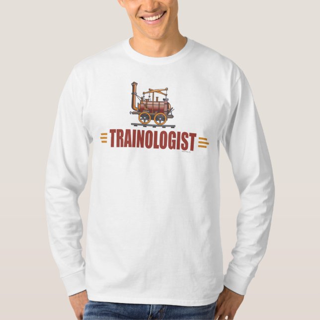 Camiseta Comboio ferroviário humorístico (Frente)