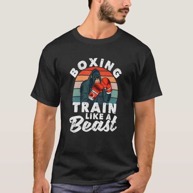 Camiseta Comboio in-a-box Kickboxer Gym Boxer Como Um Combo (Frente)