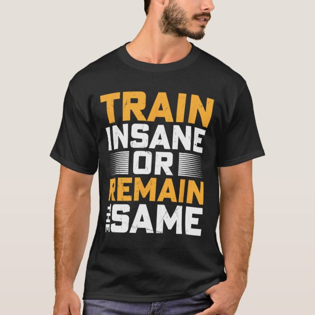 Camiseta Comboio Insano Ou Permanecer Igual (Frente)