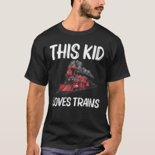 Camiseta Comboio legal Para Crianças, Transportes Público