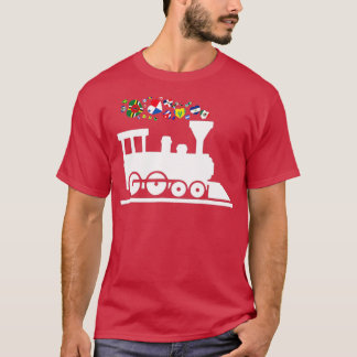 Camiseta Comboio Países Latim Bandeira Patrimônio Hispânico