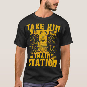 Camiseta Comboio para homens As mulheres o levam para a est