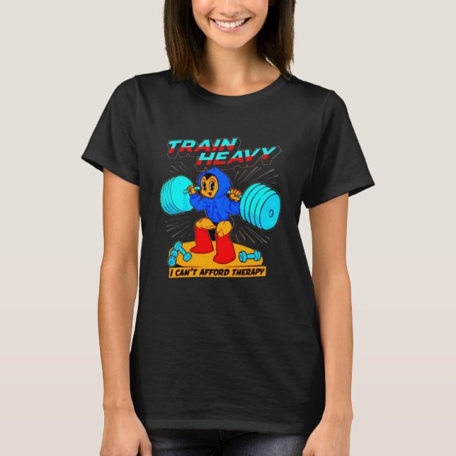 Camiseta Comboio Pesado Não Consigo Comprar Terapia de Comb (Frente)