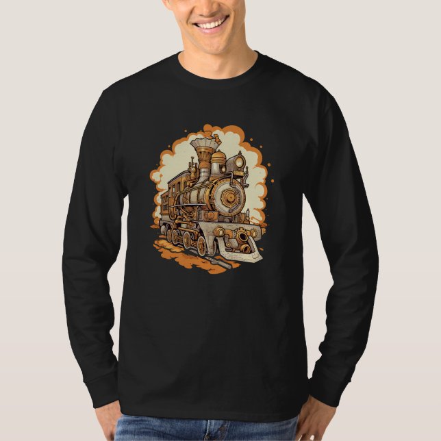 Camiseta Comboio Steampunk (Frente)
