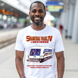 Camiseta Comboio Transrápido Xangai Maglev SMT