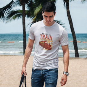 Camiseta Comboio Whiskey Fix Engraçado