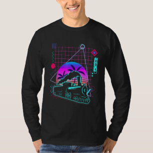 Camiseta Comboios estéticos Vaporwave 80s