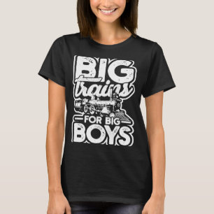 Camiseta Comboios grandes para meninos grandes Modelos de t
