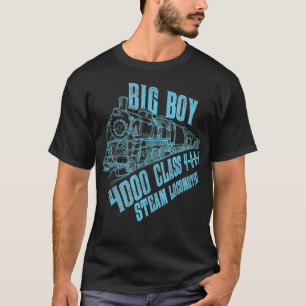 Camiseta Comboios Lover de Locomotiva de Classe Big Boy H