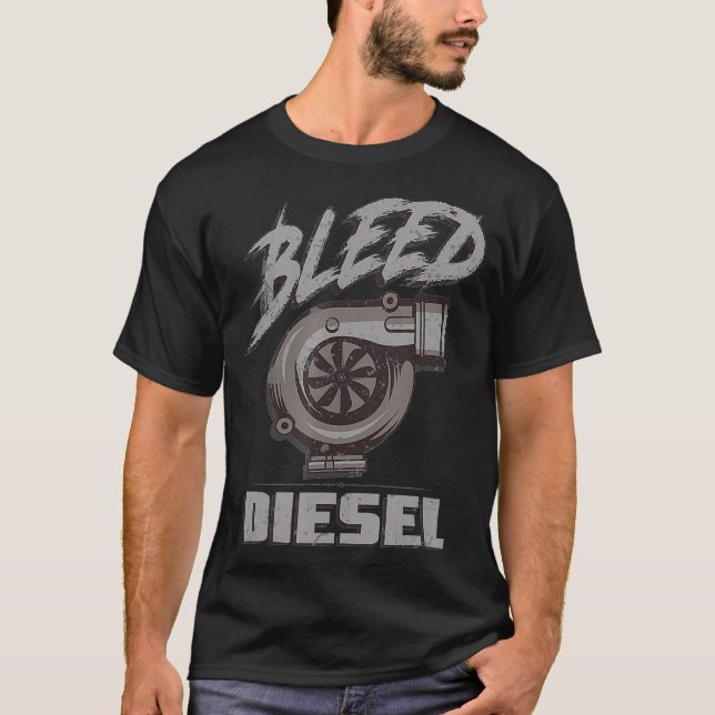 Camiseta Combustível diesel com chumbo Diesels Caminhões Ro (Frente)