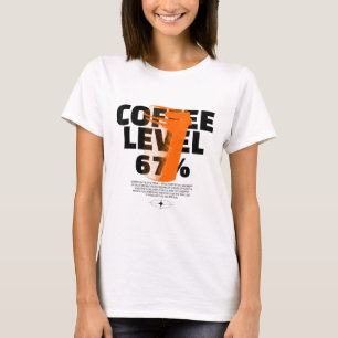 Camiseta Combustível Matinal Café Retro 67 Motivação para X