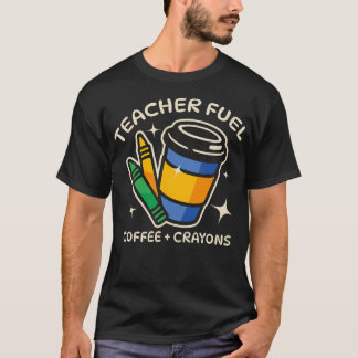 Camiseta Combustível para Professores Café Giz de Cera Dive
