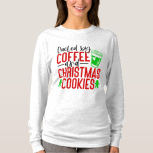 Camiseta Combustível por Café e Biscoito de Natal