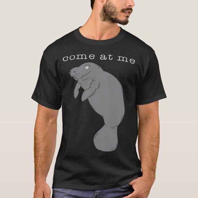 Camiseta Come At Me Sea Cow Cute (Frente)