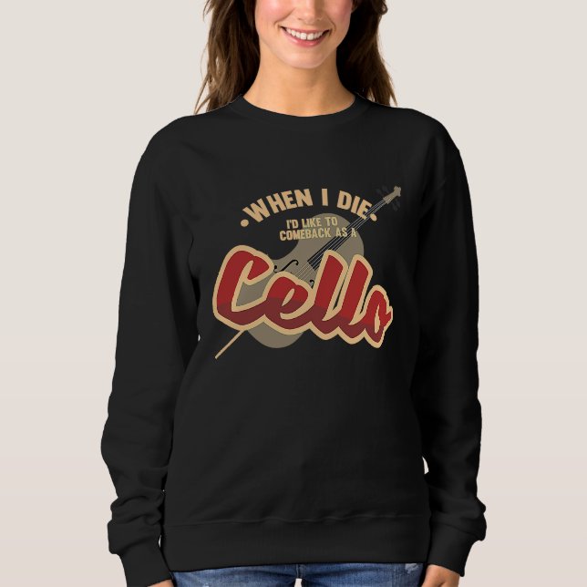 Camiseta Come Back As A Cello Music Violin Melody (Frente)