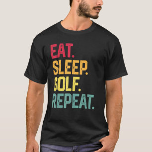 Camiseta Come Golf Repete O Dia de os pais De Golfe Retroat