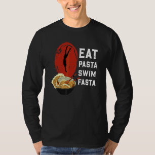 Camiseta Come Massas Natações Massas Nadadoras