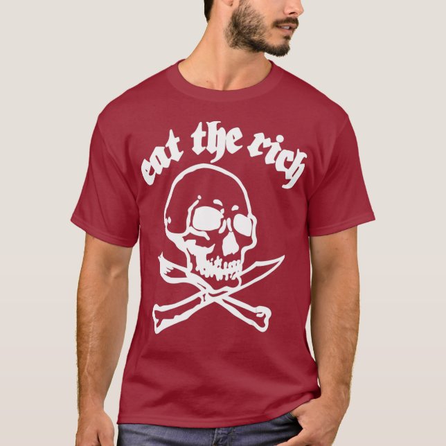 Camiseta Come Rich Comida Classic Rock (Frente)