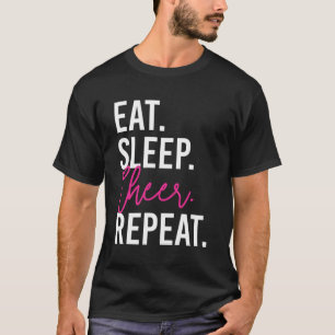 Camiseta Come Sleep Cheerhead Repete Cheerhead