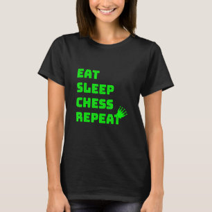 Camiseta Come Sleep Chess Repete Chess Club