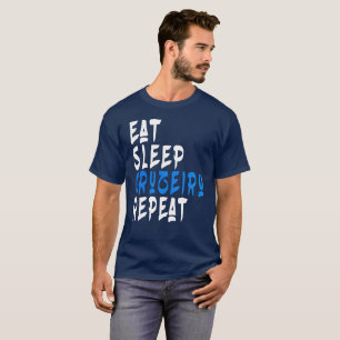 Camiseta Come Sleep Cruzeiro Repete futebol