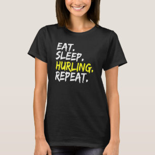 Camiseta Come Sleep Hurat Repeat Spruch Irland Camogie