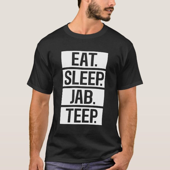 Camiseta Come Sleep Jab P Muay Thai (Frente)