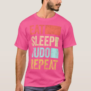 Camiseta Come Sleep Judo Repete Homens Judo