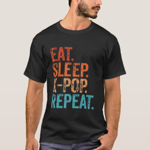 Camiseta Come Sleep K Pop Repete O Coreano Kpop Music Fan E