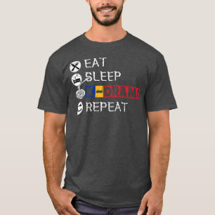 Camiseta Come Sleep KDrama Repete 13