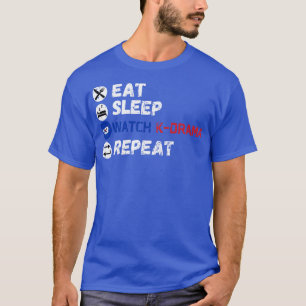 Camiseta Come Sleep KDrama Repete 14