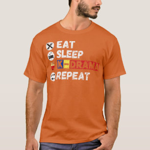 Camiseta Come Sleep KDrama Repete 7