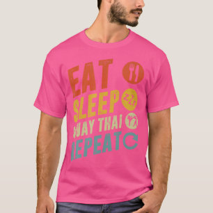 Camiseta Come Sleep Muay Thai Repete Muay Thai