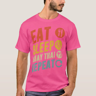 Camiseta Come Sleep Muay Thai Repete Muay Thai
