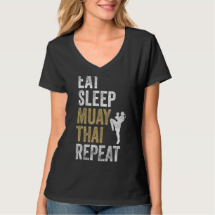 Camiseta Come Sleep Muay Thai Repete Muay Thai