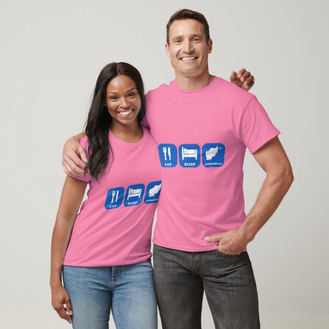 Camiseta Come Sleep no Afeganistão (Unissex)