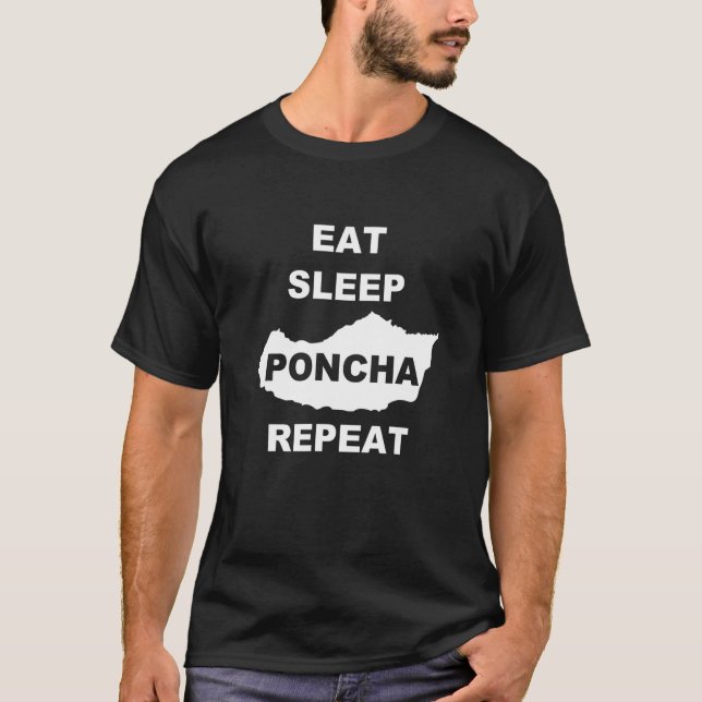 Camiseta Come Sleep Poncha Repete A Bebida Tradicional Made (Frente)