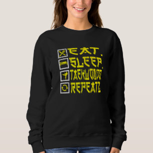 Camiseta Come Sleep Taekwondo Repete Taekwondo