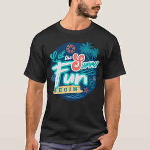 Camiseta Começa a diversão de verão