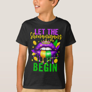 Camiseta Começam as Travessuras Para Crianças Mulheres Home