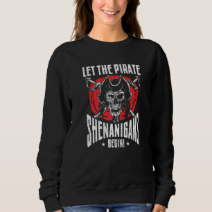 Camiseta Começam as Travessuras Piratas Jolly Roger