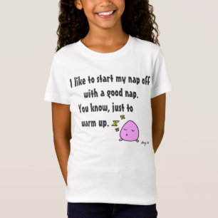 Camiseta "Começar Minha Nata Com Uma Boa Nata" Meninas Bebê