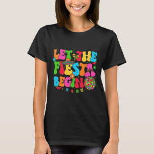 Camiseta Comece A Festa Divertida Cinco De Mayo Mexicana V