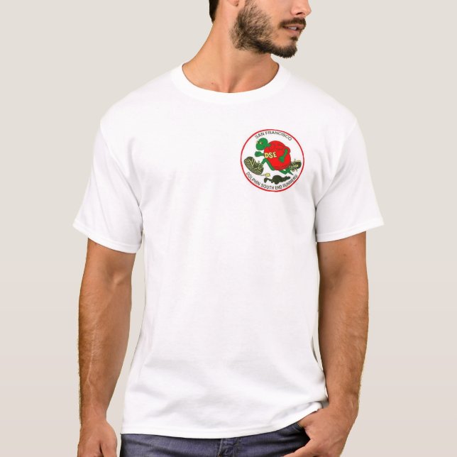 Camiseta comece devagar e afaste-se!Camiseta (Frente)