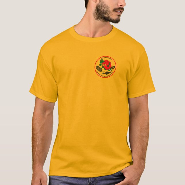 Camiseta comece devagar e afaste-se!Camiseta (Frente)
