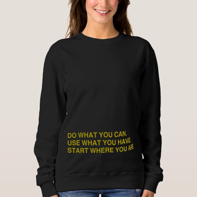Camiseta Comece Onde Você Está (Frente)