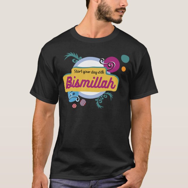 Camiseta Comece seu dia com o bismillah (Frente)