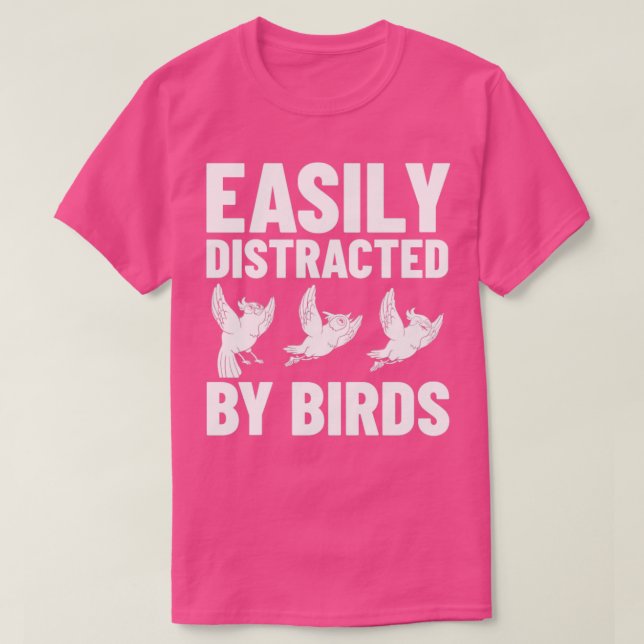 Camiseta Começou a Câmara Binocular de Aves 2 (Frente do Design)