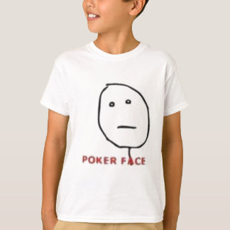 Camiseta Comédia com a face de pôquer