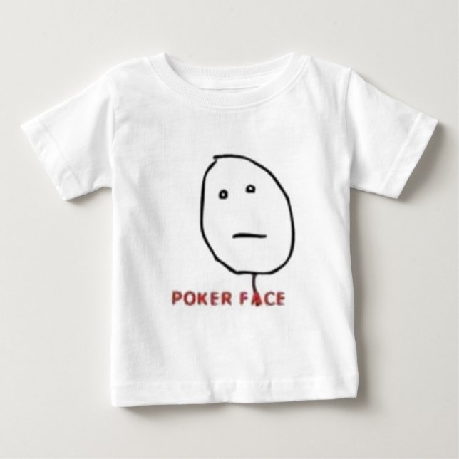 Camiseta Comédia com a face de pôquer (Frente)